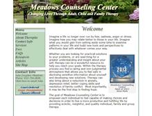 Tablet Screenshot of meadowscounselingcenter.com